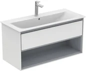 Szafki łazienkowe - Ideal Standard Connect Air Szafka pod umywalkę 100x51,7x44 cm biała/jasnoszara mat E0828KN - miniaturka - grafika 1