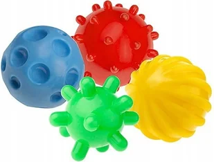 Piłki Sensoryczne Jeżyki Faktury Zestaw 4SZT Tullo - Zabawki sensoryczne - miniaturka - grafika 44