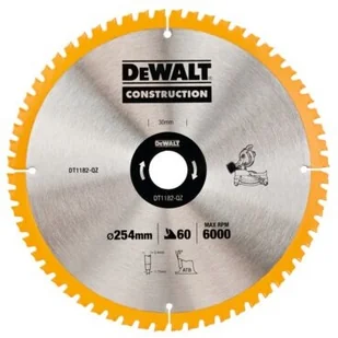 DEWALT tarcza piła do drewna 254mm 30mm 60z DT1182 - Tarcze do pił - miniaturka - grafika 2