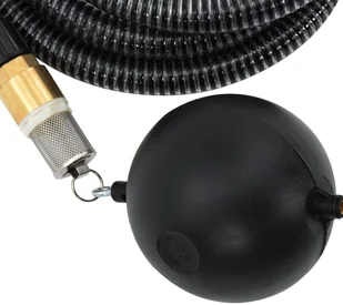 vidaXL Wąż ssący z mosiężnymi złączkami 4 m 25 mm czarny 151057 - Węże ogrodowe i zraszacze - miniaturka - grafika 5