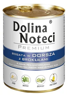 Dolina Noteci Premium bogata w dorsza z brokułami 800 g - Mokra karma dla psów - miniaturka - grafika 3