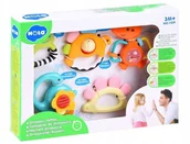 Gryzaki dla dzieci - Zestaw 5-szt Grzechotek Gryzak Dinozaury ZA3093 - miniaturka - grafika 1