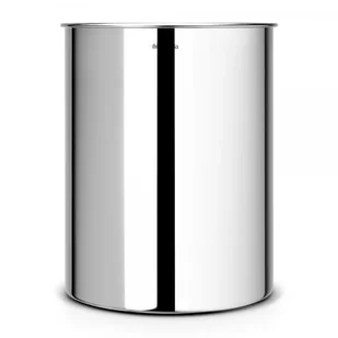 Brabantia Kubełek na śmieci stal polerowana 15l srebrny BR 18-14-67 + 20 zł na pierwsze zakupy BR 18-14-67 - Kosze na śmieci - miniaturka - grafika 2