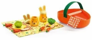 Djeco Drewniany zestaw - Piknik króliczków - Układanki dla dzieci - miniaturka - grafika 2