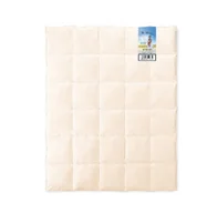 Kołdry - AMZ Kołdra półpuchowa Mr Pillow Półpuch gęsi 5% Rozmiar 135x200 Kolor kremowy Kołdra zimowa - miniaturka - grafika 1