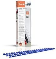 Grzbiety do bindownic - Peach pb406  04 plastik począwszy od ofert dla prestiżowych klientów po raporty roczne DIN A4, 6 MM, 25 arkuszy, 100 sztuk, Blau PB406-04 - miniaturka - grafika 1