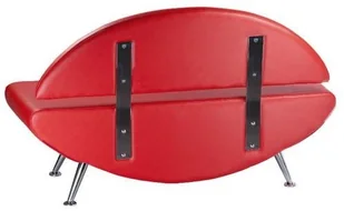 Beauty System Kanapa do poczekalni Carini BD-6710 czerwona BD-6710/14 - Inne meble biurowe - miniaturka - grafika 2