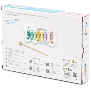 Viga Toys Drewniane cymbałki Miś Polarny z serii PolarB 44026 - Instrumenty muzyczne dla dzieci - miniaturka - grafika 6