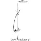 Zestawy prysznicowe - Tres Cuadro Zestaw kolumna natryskowa teleskopowa chrom 00719701 - miniaturka - grafika 1