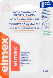 elmex Przeciw Próchnicy Woskowana Nić Dentystyczna 50m - Nici dentystyczne - miniaturka - grafika 4