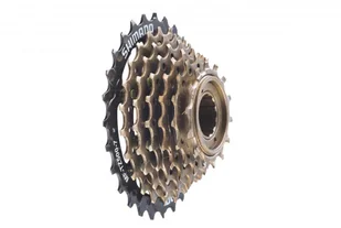 SHIMANO Wolnobieg 7-rz. MF-TZ50 14-28 zęb. brązowy (AMFTZ5007428) - Akcesoria rowerowe - miniaturka - grafika 2