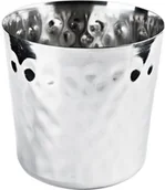 Wyposażenie lokali gastronomicznych - Stalgast Kubek na frytki młotkowany d 88 mm | 546025 - miniaturka - grafika 1