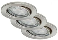 Lampy pozostałe - Briloner 7149-032-ZESTAW 3xLED Ściemnialne oświetlenie łazienkowe 1xGU10/5W/230V IP23 - miniaturka - grafika 1