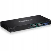 Switche - Trendnet 18-Port Gigabit PoE+ Smart Sur - miniaturka - grafika 1