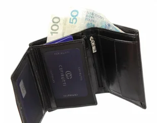 Cefirutti Portfel Męski Duży Pionowy Bez Zapinki Skóra Naturalna 7680272 - Portfele - miniaturka - grafika 6