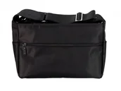 Torby i organizery dla mam - Melobaby Torba do przewijania MELOTOTE czarna/mat - miniaturka - grafika 1