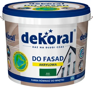 Dekoral Farba Emulsyjna  Polinit Zielony  Pojemność 5 L - Farby olejne i specjalne - miniaturka - grafika 2