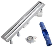 Odpływy liniowe - Schedpol Schedline Collection Schedline Slight Line odpływ liniowy z maskownicą SLIGHT-PLATE 100x3,5x9,5 cm SOLPL-100035 SOLPL-100035 - miniaturka - grafika 1