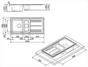 Smeg Rigae LZ102P - Zlewozmywaki - miniaturka - grafika 3