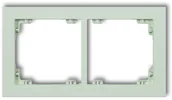 Klawisze i ramki - Karlik Deco lodowy błękit ramka 2-krotna 47DR-2 47DR-2 - miniaturka - grafika 1