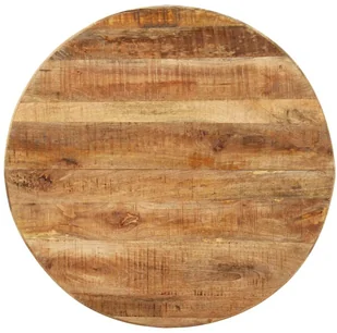 vidaXL Lumarko Okrągły stół jadalniany, 100x100x75 cm, surowe drewno mango 321681 - Stoły - miniaturka - grafika 4