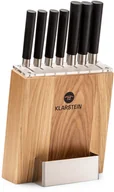 Noże kuchenne - Klarstein Klarstein Kitano zestaw 8-częściowy Zestaw noży z blokiem 7 noży stal szlachetny drewniany blok KG10-KitanoOak - miniaturka - grafika 1