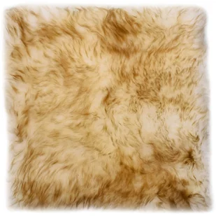 vidaXL Poduszki na krzesła, 2 szt., brąz melanż, 40x40 cm, owcza skóra - Poduszki na krzesła - miniaturka - grafika 3