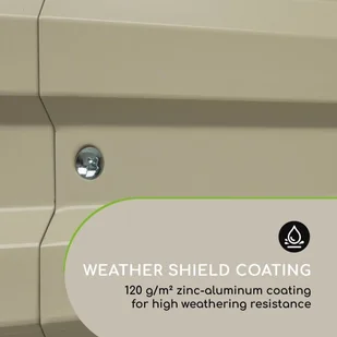 Blumfeldt Blumfeldt High Grow Straight Grządka podwyższona 180 x 60 x 90 cm 970 l stal ocynkowana kolor beżowy GDMB4-Highgrow-St-BG - Pozostałe akcesoria do uprawy roślin - miniaturka - grafika 7