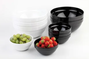 APS Salaterka okrągła z melaminy 1,8 l, czarna | Casual Maxi 83705 - Wyposażenie lokali gastronomicznych APS Salaterka okrągła z melaminy 1,8 l, czarna | Casual Maxi 83705 - Wyposażenie lokali gastronomicznych - miniaturka - grafika 2