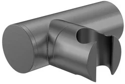 Kohlman EXPERIENCE GREY Uchwyt słuchawki szczotkowany grafit QW004EG QW004EG - Akcesoria łazienkowe - miniaturka - grafika 2