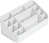 Kosmetyczki, organizery i kuferki - iDesign InterDesign 35592EU Clarity organizer na kosmetyki, biały 35592 - miniaturka - grafika 1