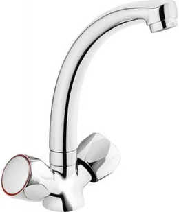 Deante Bateria umywalkowa stojąca NEO Teno Chrom bez korka automatycznego BON_020D - Baterie umywalkowe - miniaturka - grafika 4