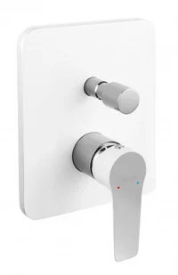 Ferro ADORE podtynkowa 2-funk., biały- chrom BDR7P - Baterie wannowe i prysznicowe - miniaturka - grafika 2