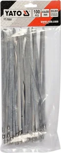 Yato OPASKI ZACISKOWE ZE STALI NIERDZEWNEJ 4.6X200MM 100SZT - Narzędzia warsztatowe - miniaturka - grafika 4