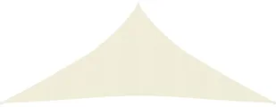 VidaXL Żagiel przeciwsłoneczny, 160 g/m, kremowy, 4x5x5 m, HDPE 311206 VidaXL - Parasole ogrodowe - miniaturka - grafika 3