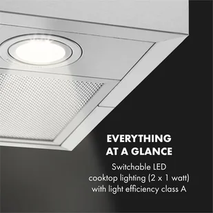 Klarstein CGCH3-Structura-S/S - Okapy kuchenne - miniaturka - grafika 7