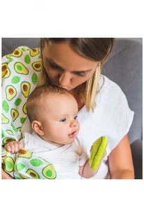 BABY ONO Baby ono 536/01 otulacz z muślinu bambusowego + grzechotka - Otulacze - miniaturka - grafika 7