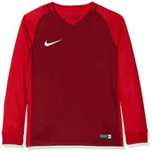 Piłka nożna - Nike dzieci Trophy III Jersey Youth Longsleeve trykot na długi, czerwony, m 833049-677 - miniaturka - grafika 1