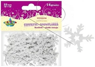 TITANUM Dekoracje TITANUM konfetti płatki śnieg 260086 - Pasmanteria - miniaturka - grafika 2