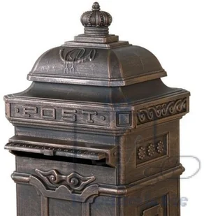 MAX Skrzynka na listy antyczny mosiądz - Skrzynki na listy - miniaturka - grafika 7