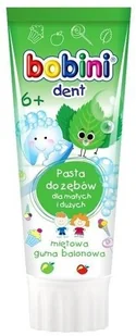 Global COSMED GROUP SP Z O.O SPK BOBINI Pasta do zębów dla dzieci powyżej 6 roku życia 75 ml 7062932 - Pasty do zębów - miniaturka - grafika 5