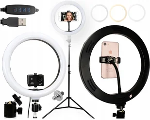 Lampa Pierścieniowa do Kamer Telefonów Aparatów - Kamery cyfrowe - akcesoria - miniaturka - grafika 6