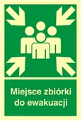 Tablice BHP - Znak Miejsce zbiórki do ewakuacji - miniaturka - grafika 1