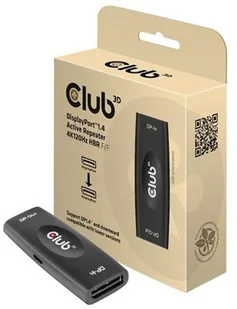 Club 3D Adapter CAC-1007 DisplayPort 1.4 Active Repeater 4K120Hz HBR3 F/F 2_422282 - Huby USB - miniaturka - grafika 3