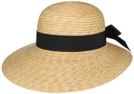 Czapki damskie - Kapelusz Słomkowy Livana by Lierys, naturalny-czarny, One Size - miniaturka - grafika 1