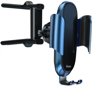 Baseus Future Gravity | Uchwyt samochodowy na okrągłą kratkę nawiewu do telefonu 4-6.5'' | niebieski SUYL-BWL03 - Uchwyty samochodowe do telefonów - miniaturka - grafika 4