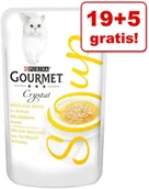 Mokra karma dla kotów - Purina Gourmet 19 + 5 gratis! Soup 24 x 40 g Tuńczyk i sardele | - miniaturka - grafika 1