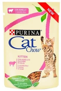 Purina Cat Chow Kitten Jagnięcina saszetka 85g - Mokra karma dla kotów - miniaturka - grafika 5