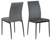 Krzesła - Actona Krzesło Demina jasny szary 86896 - miniaturka - grafika 1