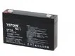 Akumulatory ogólnego zastosowania - Vipow akumulator żelowy AGM 6V 7Ah - miniaturka - grafika 1